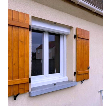 Fenêtre PVC 2 vantaux H1400xL1000mm