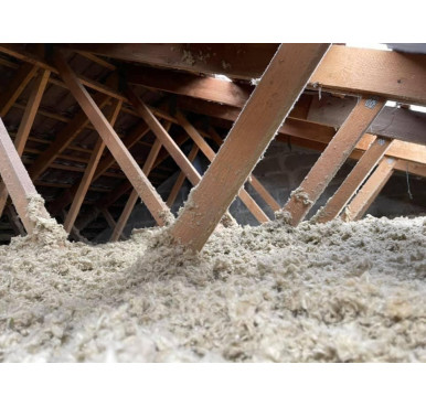 Isolation combles perdus Laine de roche Roockwool Surface 60 m2