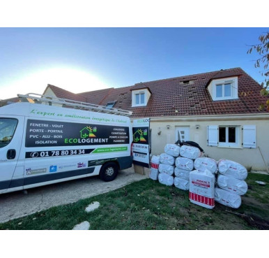 Isolation combles perdus Laine de roche Roockwool Surface 80 m2