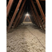 Isolation combles perdus Laine de roche Roockwool Surface 90 m2