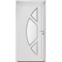 Porte d'entrée PVC 1 vantail, Modèle : LILAS A H2200xL900