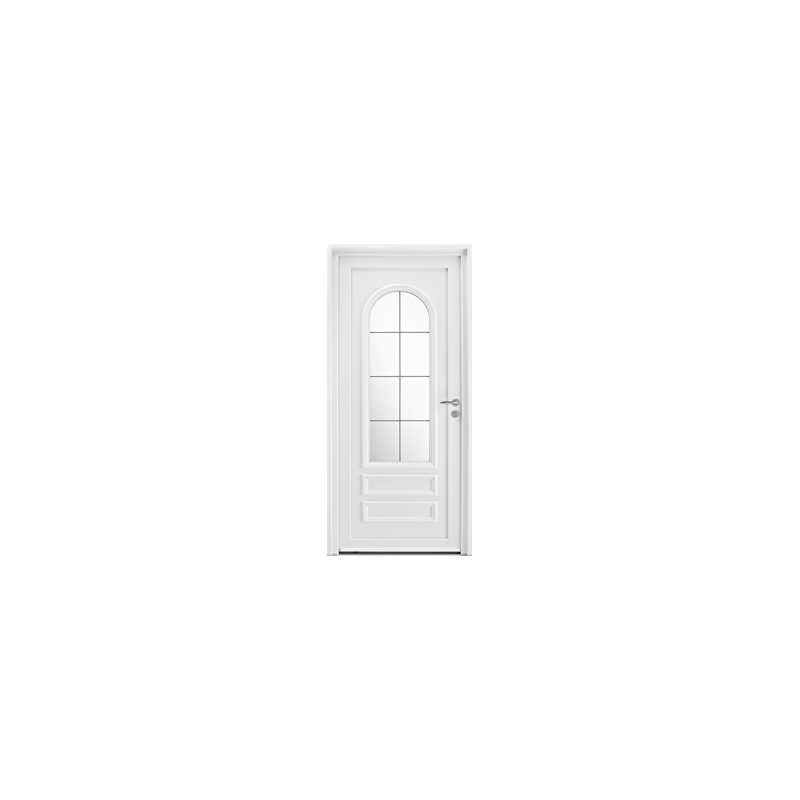 Porte d'entrée PVC 1 vantail, Modèle : COSMOS H2200xL900