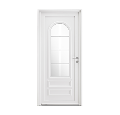 Porte d'entrée PVC 1 vantail, Modèle : COSMOS H2200xL900