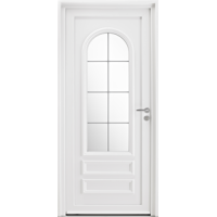 Porte d'entrée PVC 1 vantail, Modèle : COSMOS H2200xL900