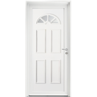 Porte d'entrée PVC 1 vantail, Modèle : BEGONIA H2200xL900